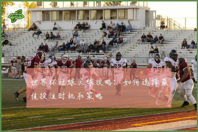 世界杯让球买球攻略：如何选择最佳投注时机和策略