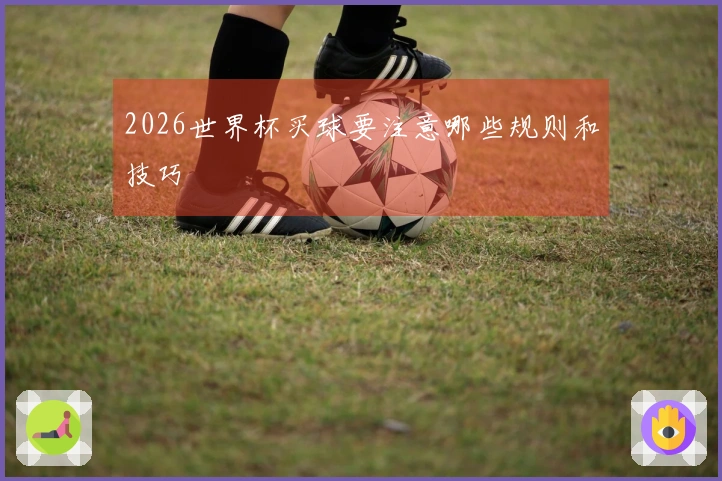 2026世界杯买球要注意哪些规则和技巧